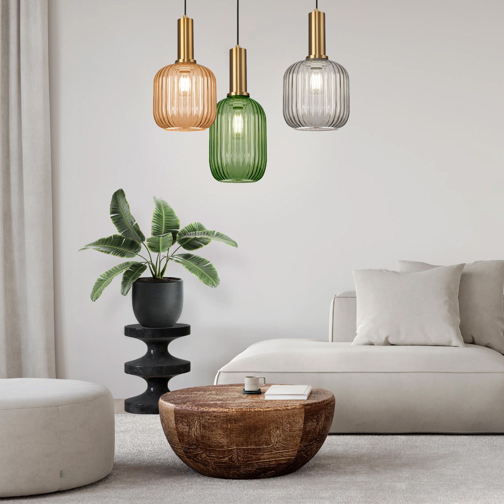 TOOLIGHT riippuva kattovalaisin APP459-1CP vihreä, 20x14x34cm