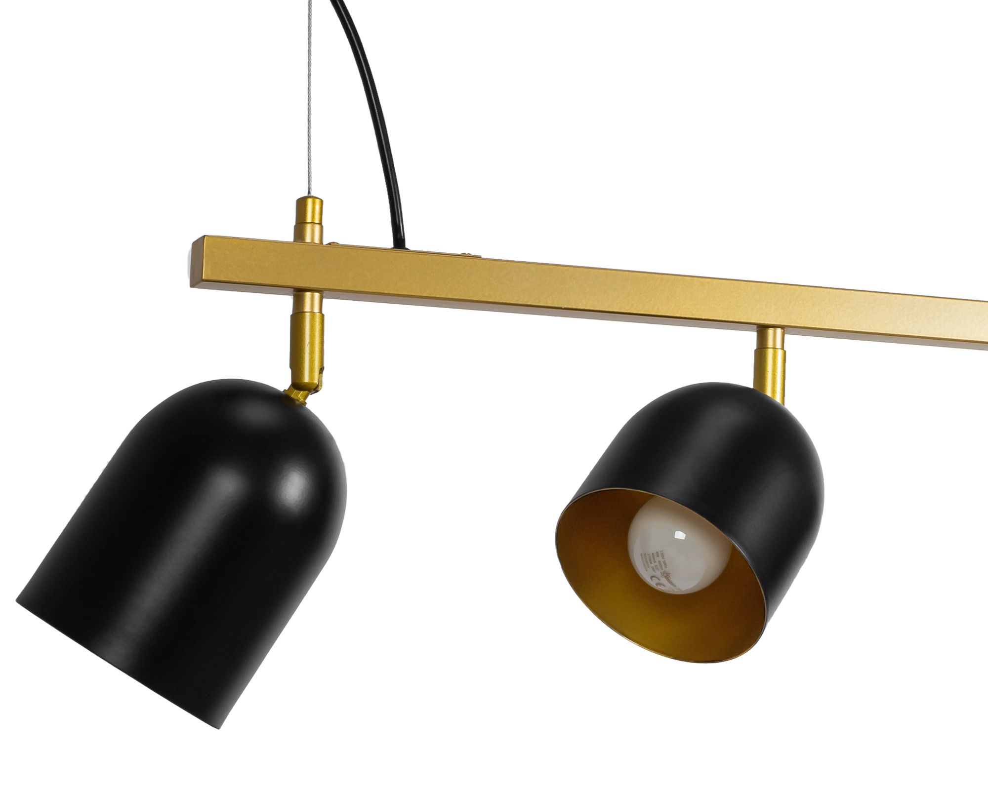 TOOLIGHT riippuvalaisin APP1031-4CP musta, 74X10X20CM