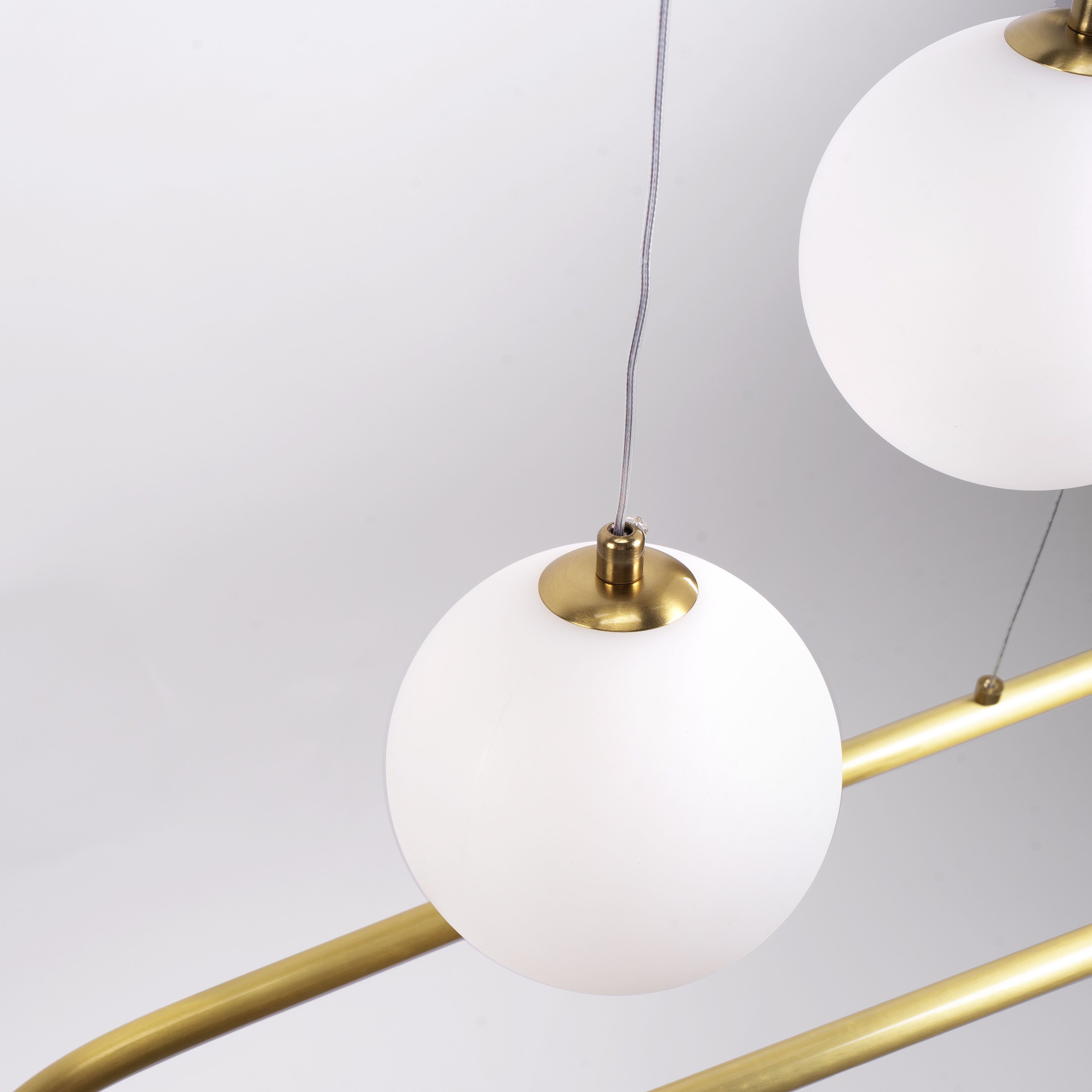 TOOLIGHT riippuvalaisin LHJ039-CP kulta, harjattu kulta, 120x19x100cm