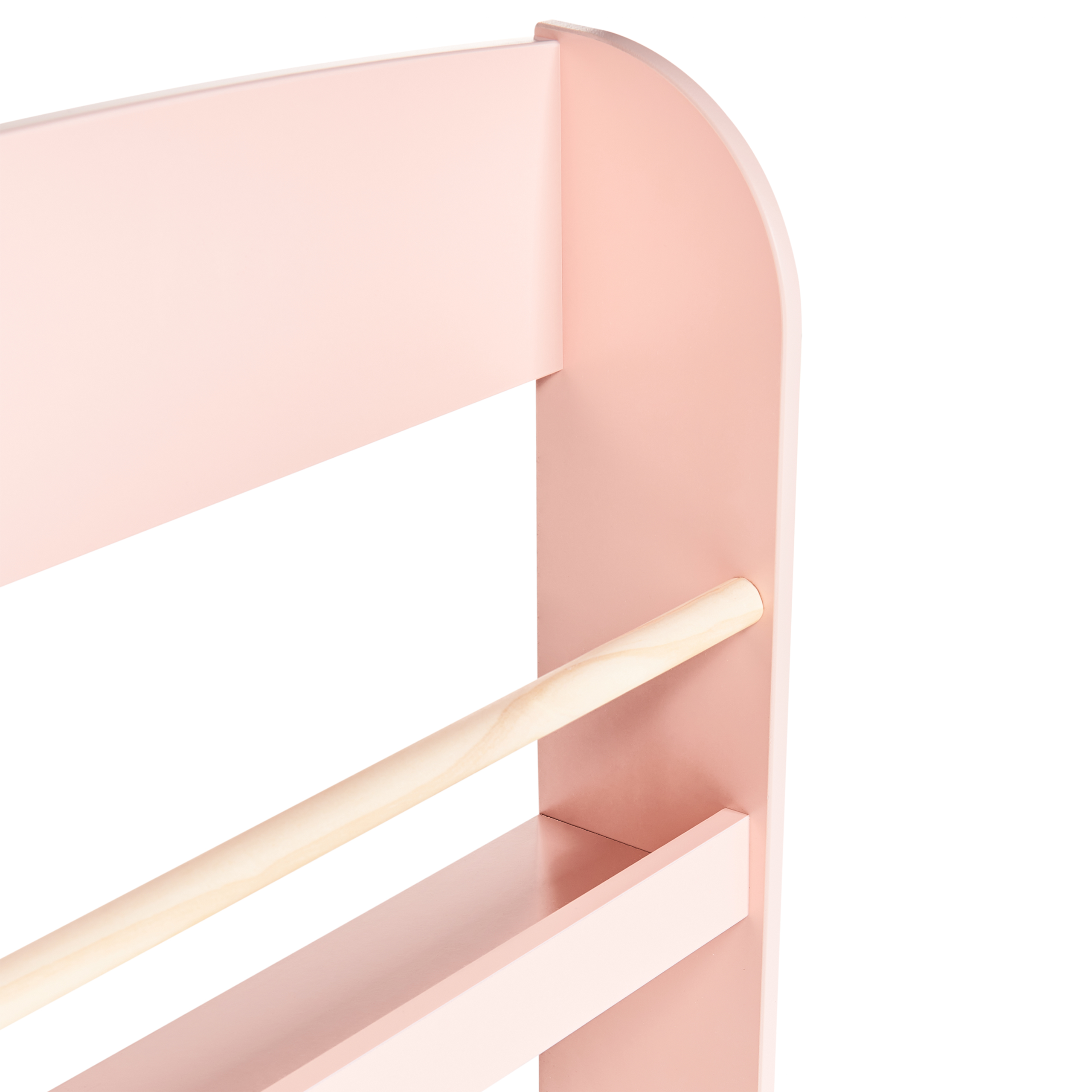 Seinähylly LILOET 100 cm Pastellipinkki