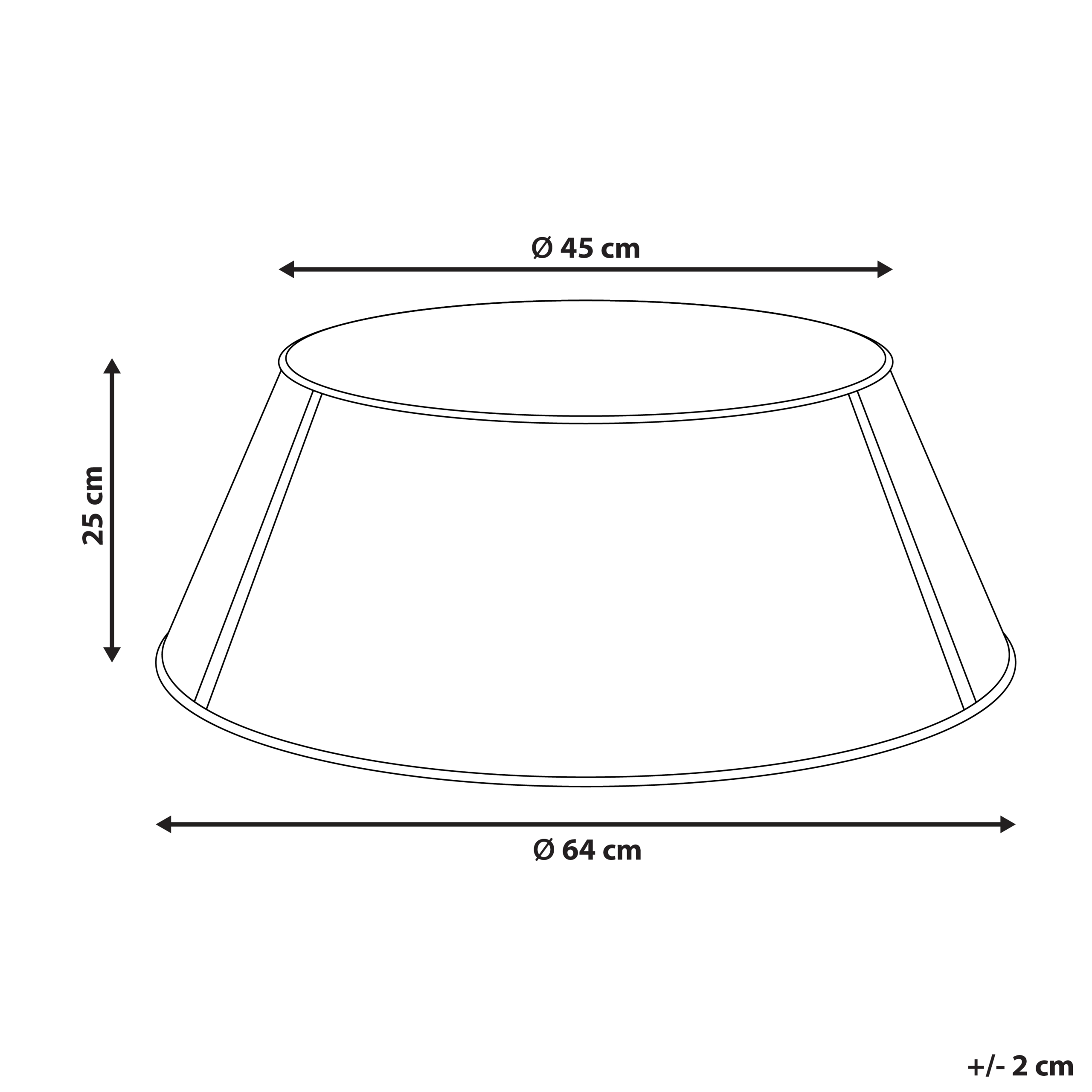Kuusenjalan suojus LAPUA Rauta Kulta 64 cm
