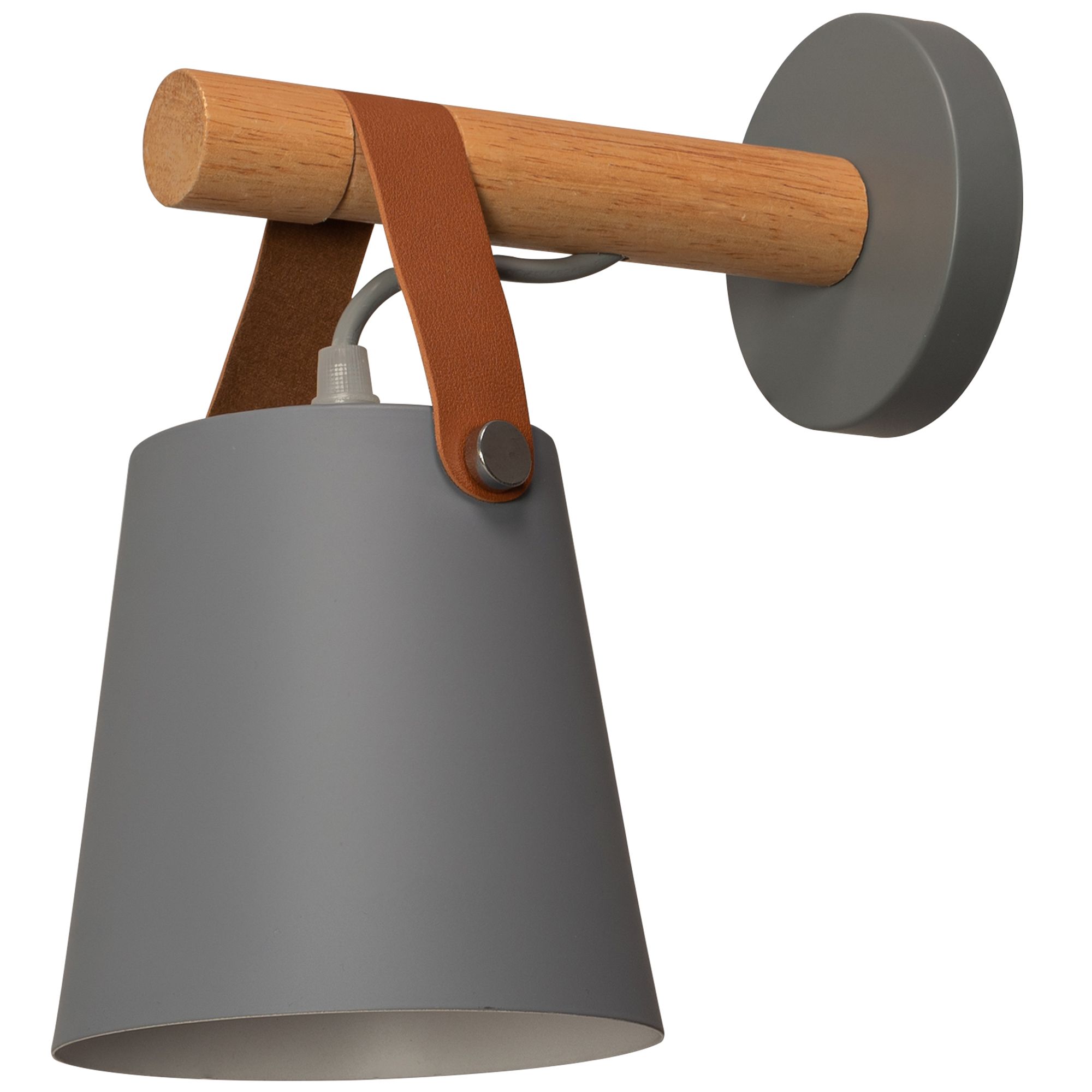 TOOLIGHT seinävalaisin APP468-1W harmaa, 21x17x21cm