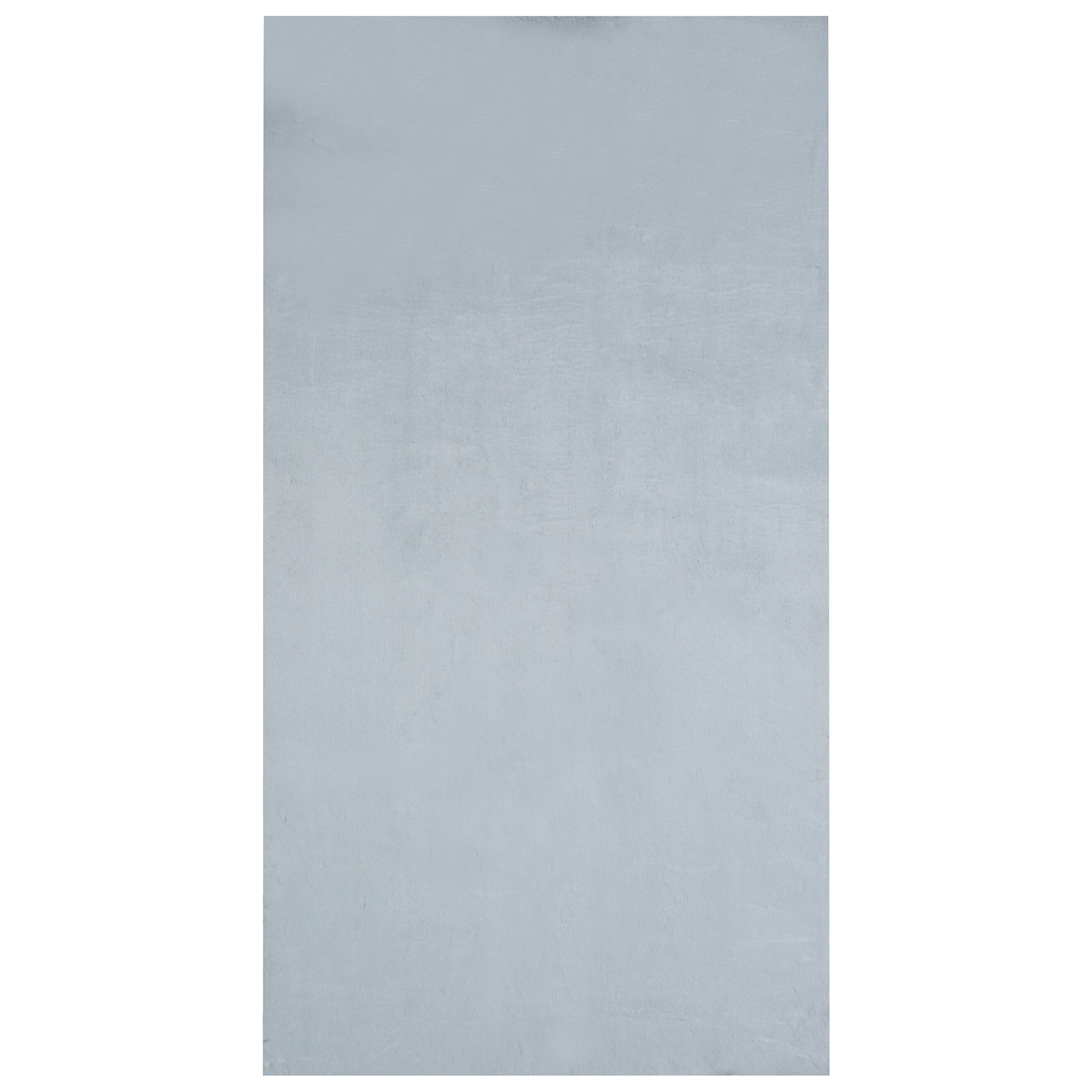 Tekoturkismatto MIRPUR Vaaleanharmaa 80 x 150 cm