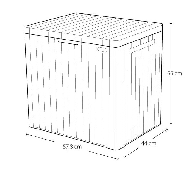 Keter City -Säilytyslaatikko 113L