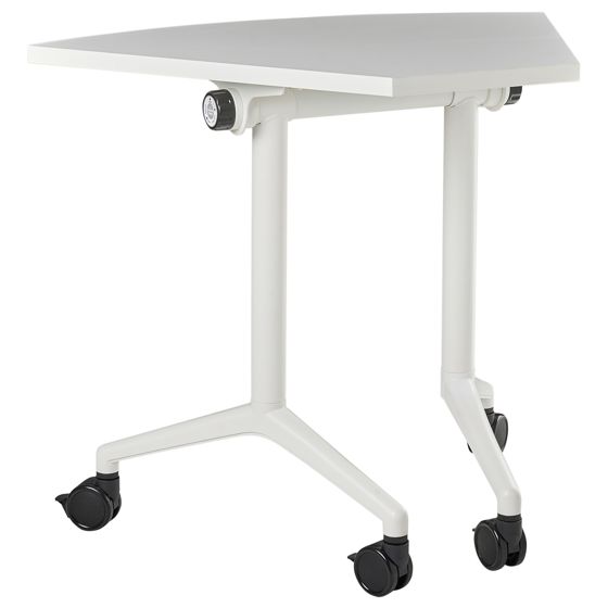 Kulmatyöpöytä taitettava CAVI 90 cm 64 cm Valkoinen