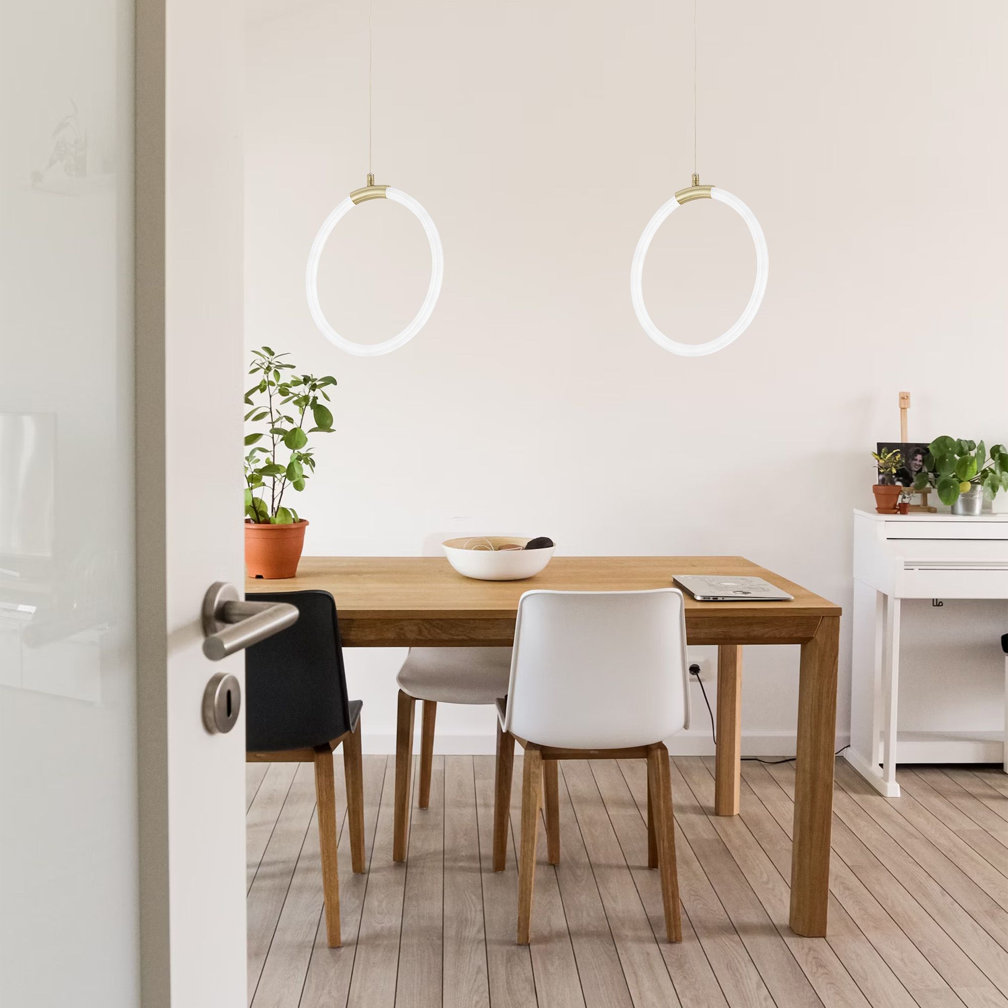 TOOLIGHT riippuva kattovalaisin LED G020-CP kulta, 29x25x29cm