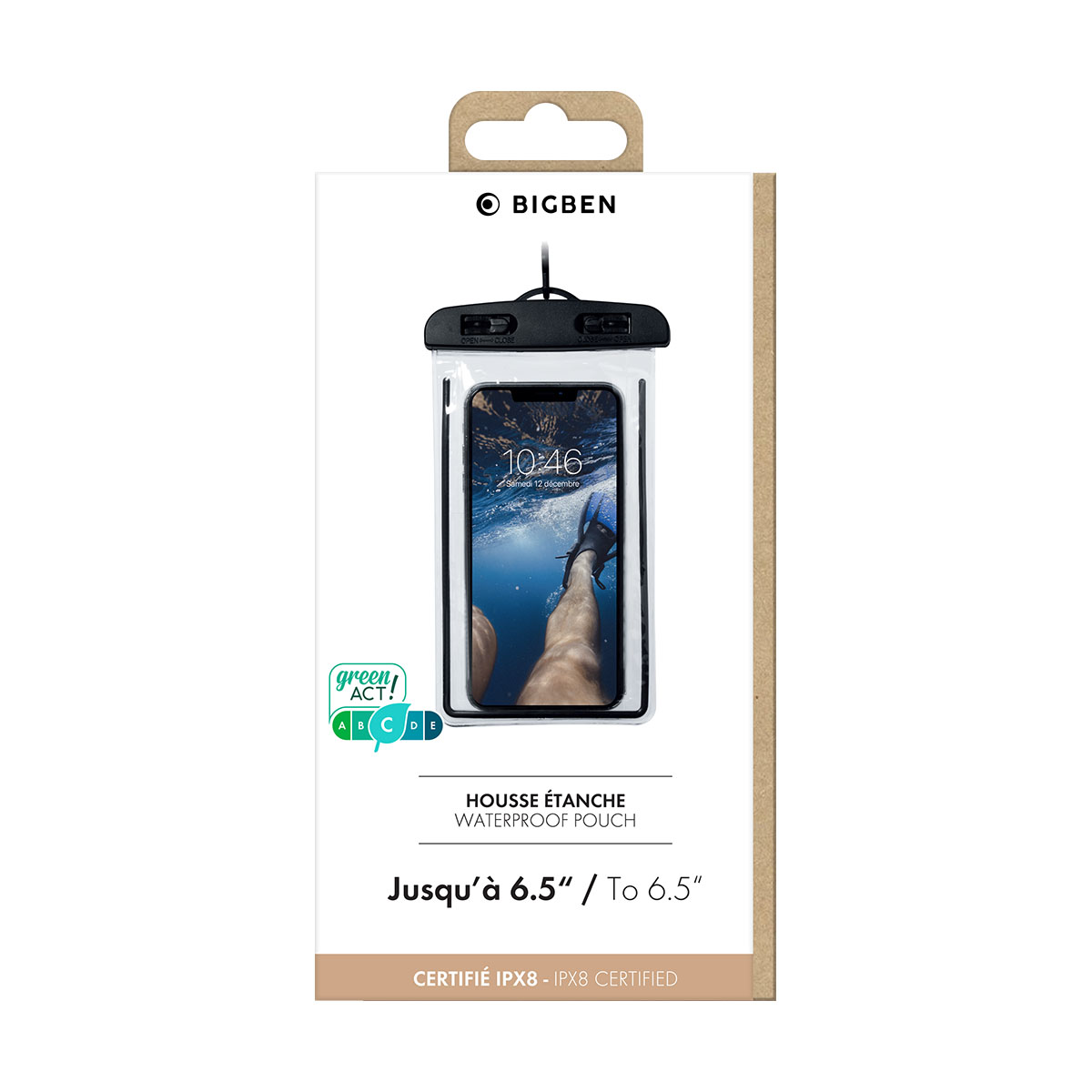 IPX8 Vedenpitävä Pussi Älypuhelimelle Universaali Kaulanauhalla