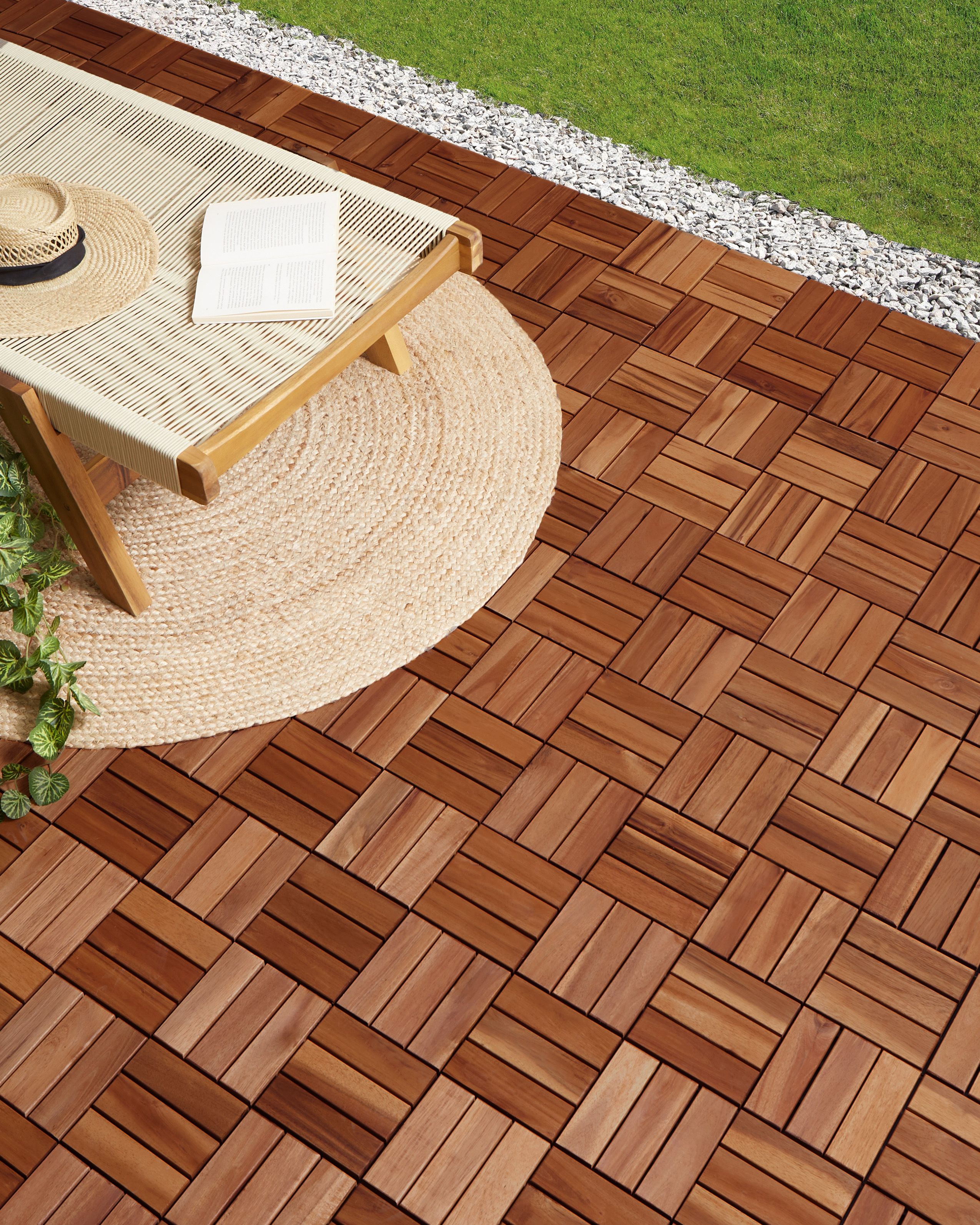 Terassilaatta ACERENZA sertifioitu akaasia Ruskea