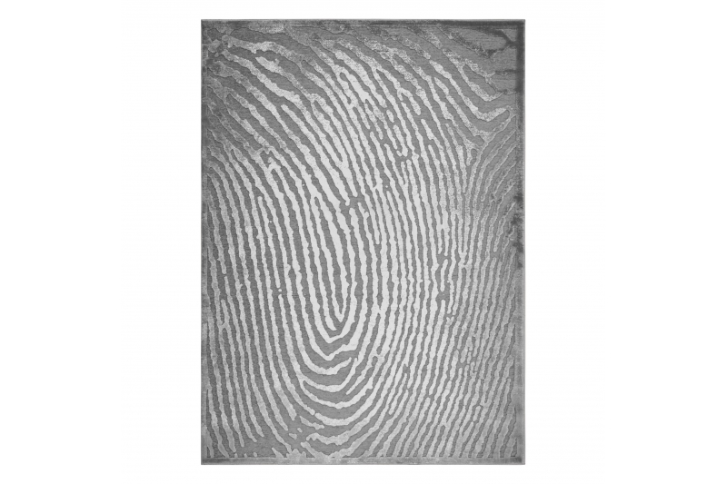 Matto AKRYYLI YAZZ W8540 sormenjälki harmaa 200x290 cm
