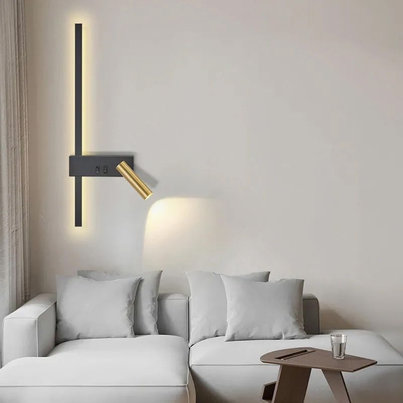 TOOLIGHT seinävalaisin APP1439-W mustakulta, 51x16x51cm