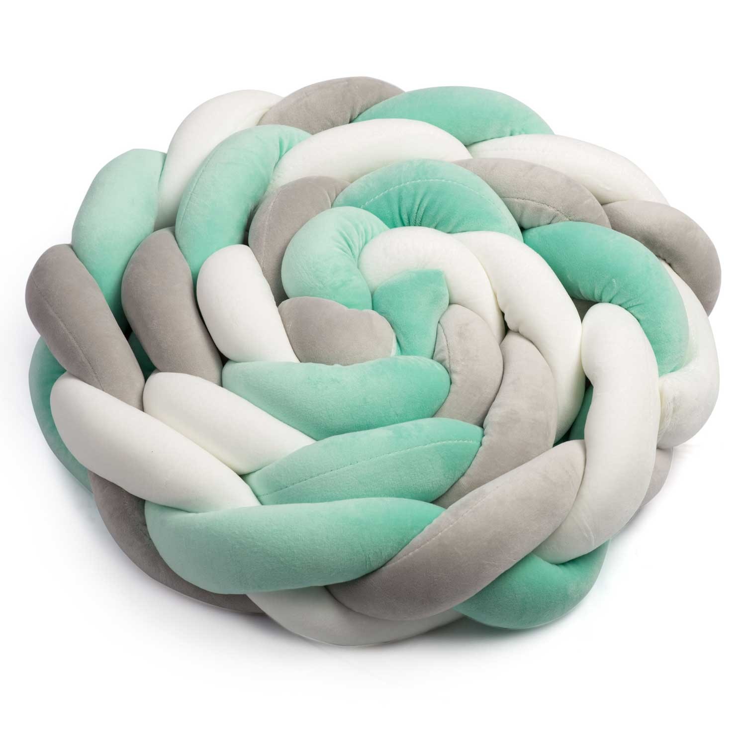 Ricokids 2m pinnasängyn peitto - mintunharmaa