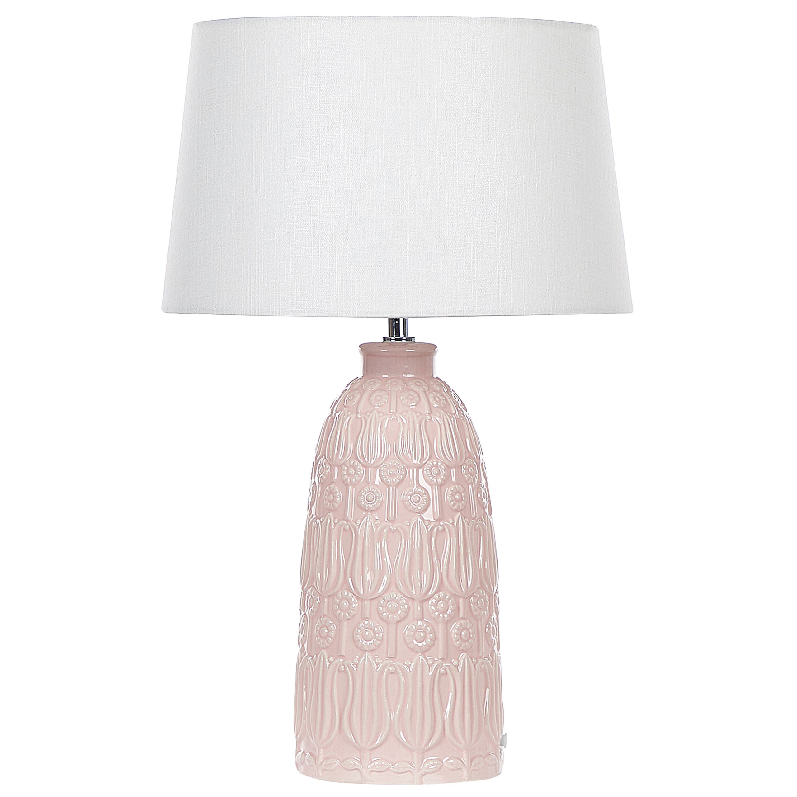 Pöytävalaisin ZARIMA keramiikka Vaaleanpunainen