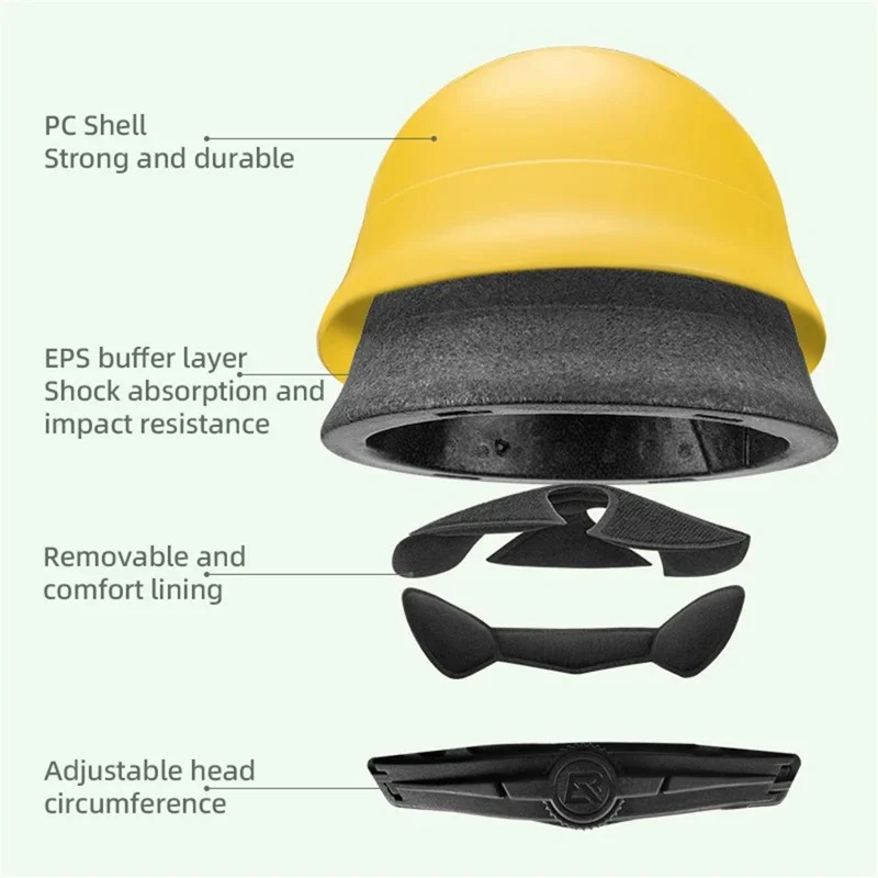 Lasten pyöräilykypärä iskua vaimentavalla teknologialla - Keltainen