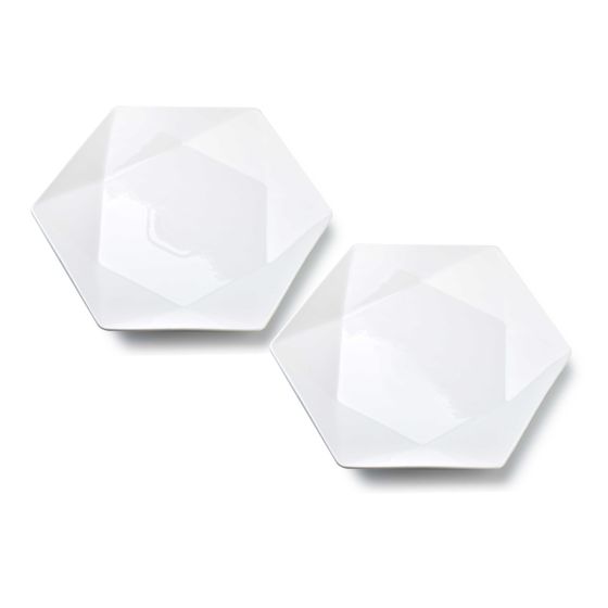 Ruokalautaset Posliini Affekdesign Ralph 32,5x28,5x3 cm Valkoinen 2 kpl