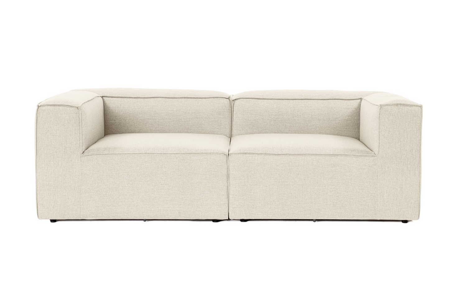 Norda Design 2-istuttava sohva, 100 % pellavaa, hornbeam-runko, 214 x 105 x 66 cm | Mukava ja tyylikäs muotoilu