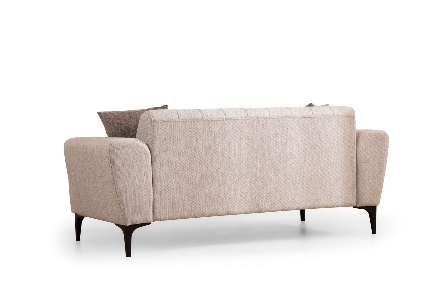 Norda Design Tyylikäs kaksipaikkainen sohva, 180 cm | pyökkirunko, pehmeä polyesterikangas, helppohoitoinen | moderni mukavuus