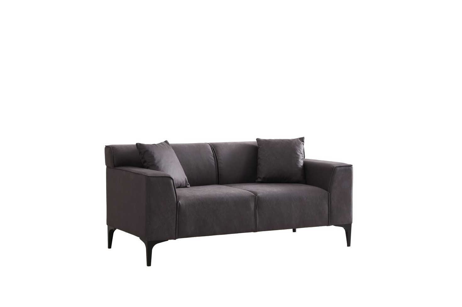 Norda Design Tyylikäs 2-paikkainen sohva, 163 x 69 x 86 cm | Moderni muotoilu olohuoneen ja oleskelutilan mukavuuteen