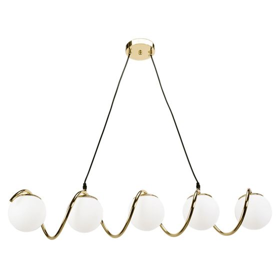 TOOLIGHT riippuva kattovalaisin APP1780-5CP kulta, 150,5x95x17cm