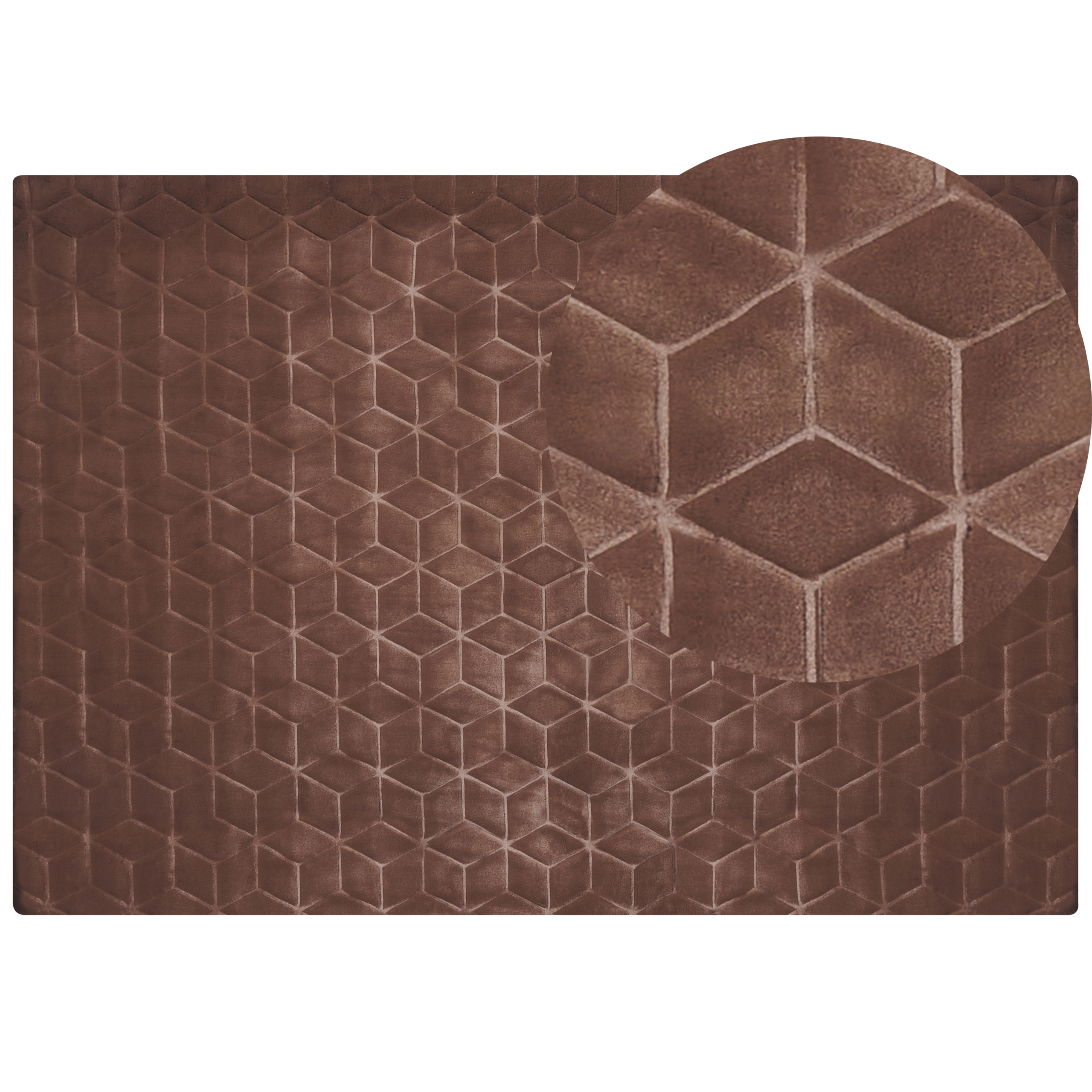 Tekoturkismatto THATTA Ruskea 160 x 230 cm