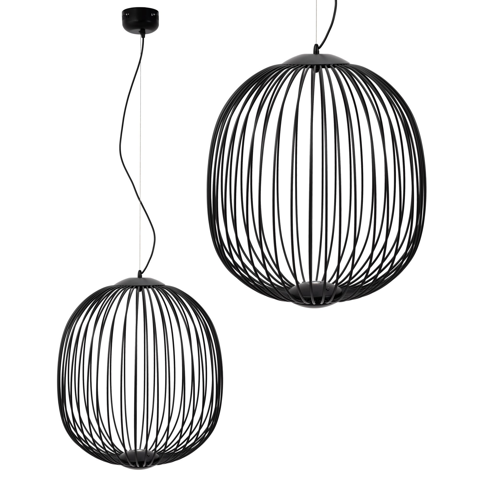 TOOLIGHT riippuvalaisin APP967-1CP Musta, 55x50x90cm