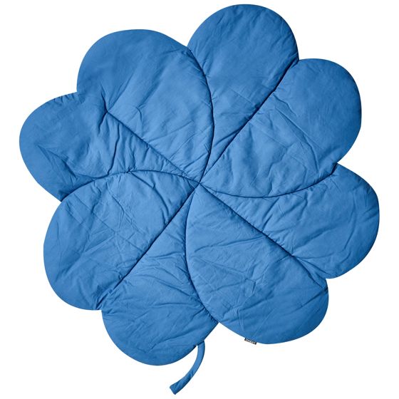 Leikkimatto ACADINE 110 x 110 cm Puuvilla Sininen