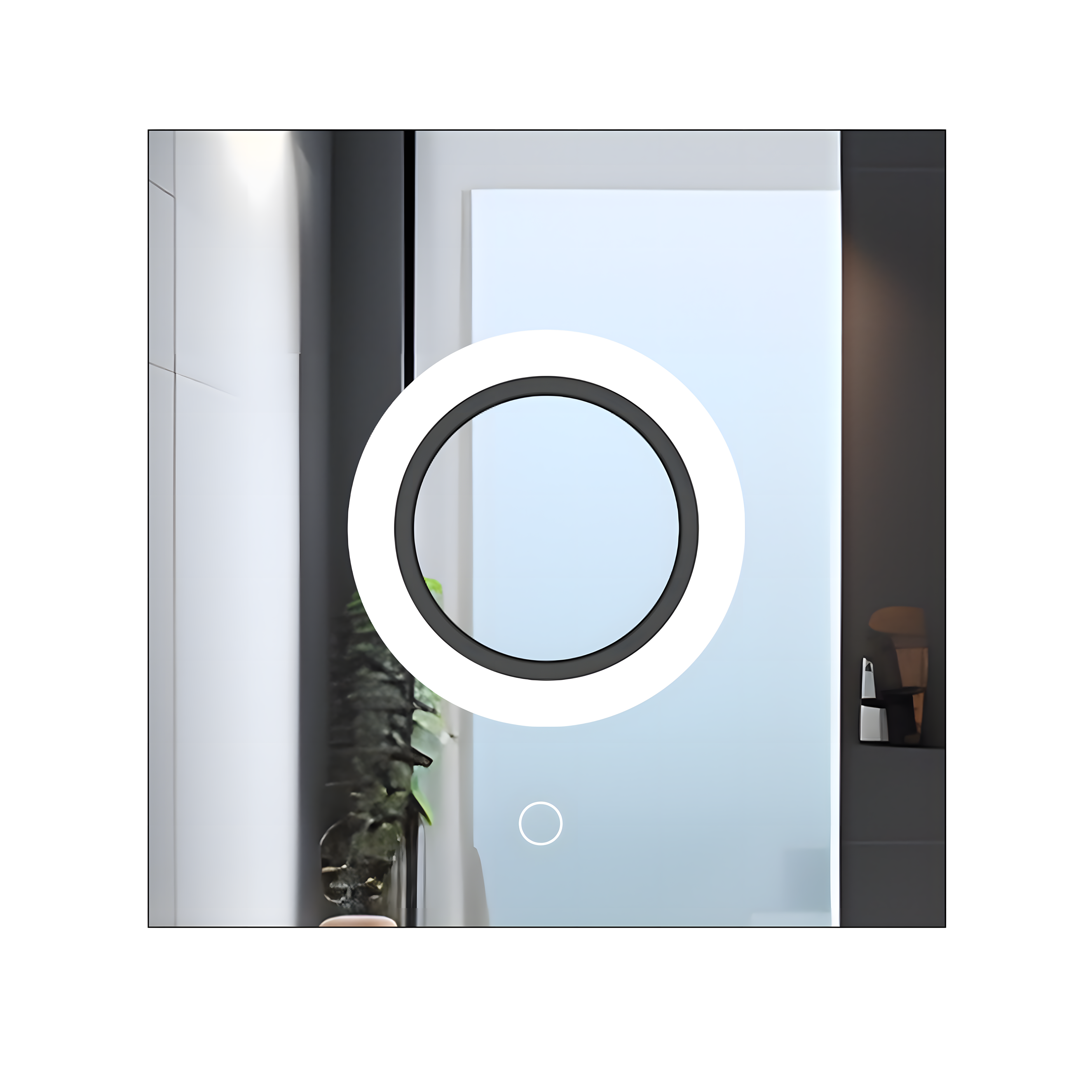 TUTUMI LED-seinäpeili YH-BL-12 60 läpinäkyvä, 60x60x2cm