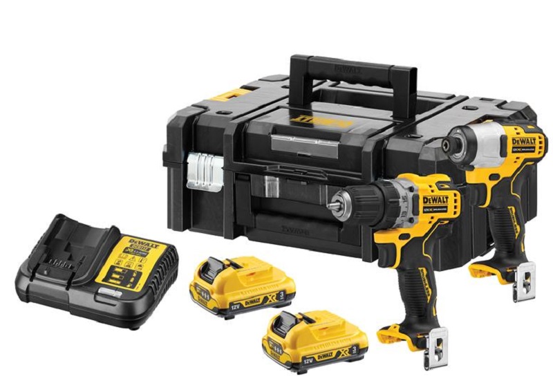 DeWalt DCK2110L2 XR 12V -Akkutyökalusetti 2x 3,0 Ah