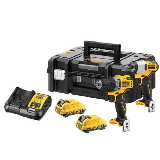 DeWalt DCK2110L2 XR 12V -Akkutyökalusetti 2x 3,0 Ah