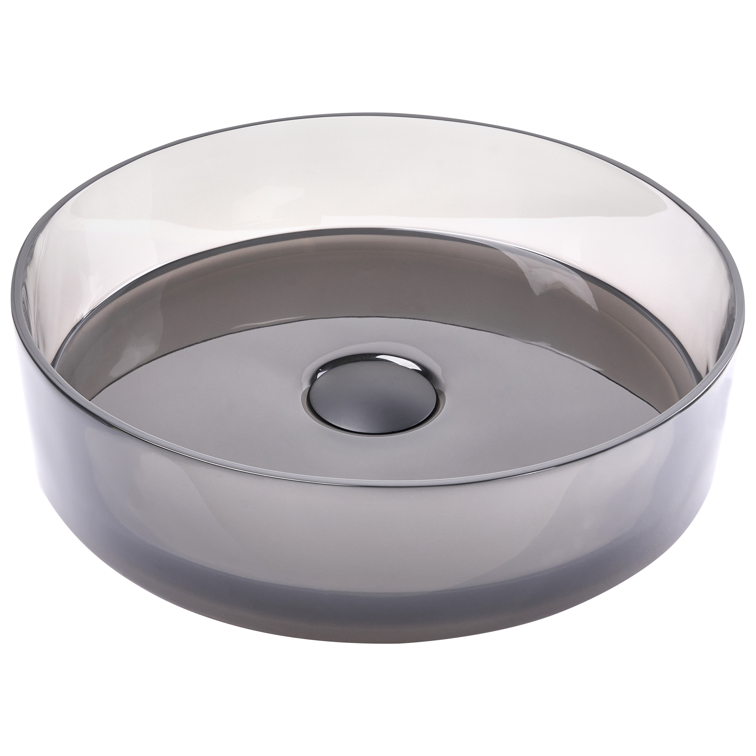 Pesuallas tason päälle TOLOSA ⌀ 36 cm massiivimuovi Musta