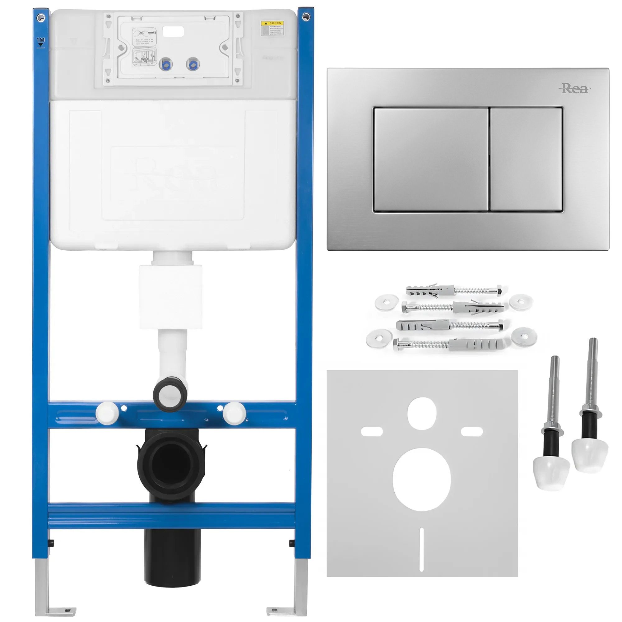 REA Uppoasennusteline K011A-Q + J Satiininappi Satiini, 16X52,5X103,5Cm