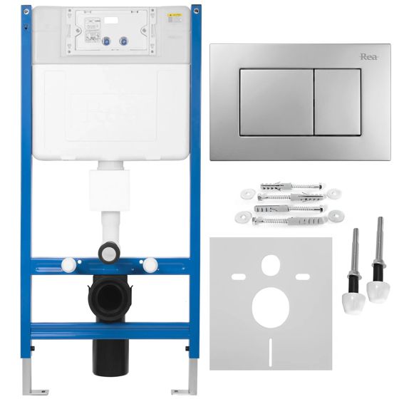 REA Uppoasennusteline K011A-Q + J Satiininappi Satiini, 16X52,5X103,5Cm