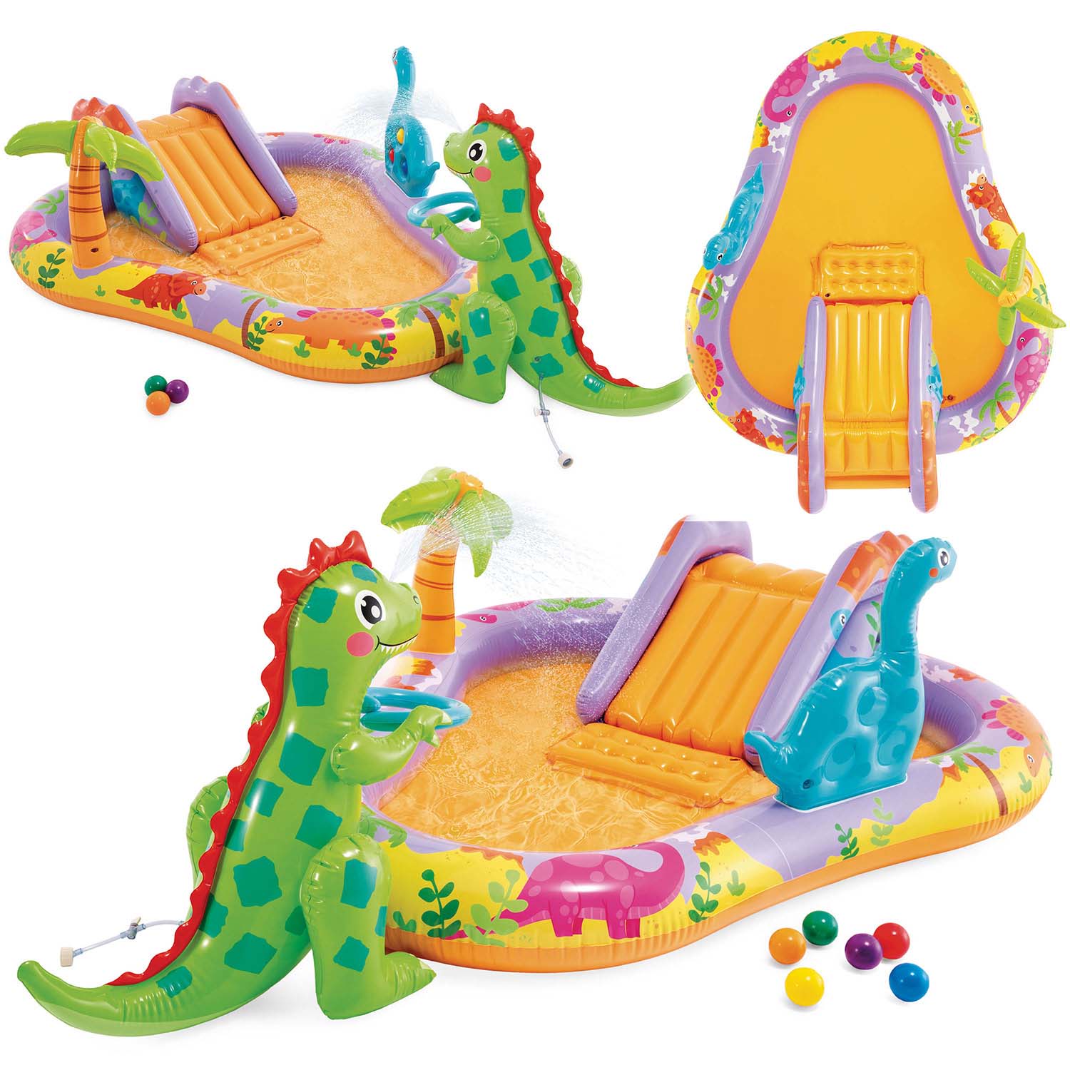 Intex 56139 Puhallettava dinosaurusleikkipuisto