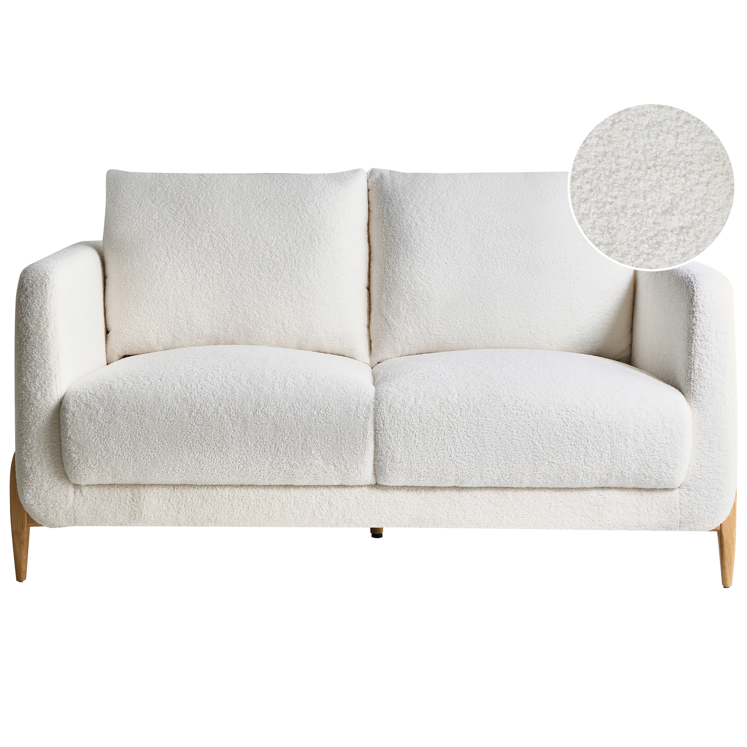 Sohva 2-istuttava GIMO Buklee Valkoinen