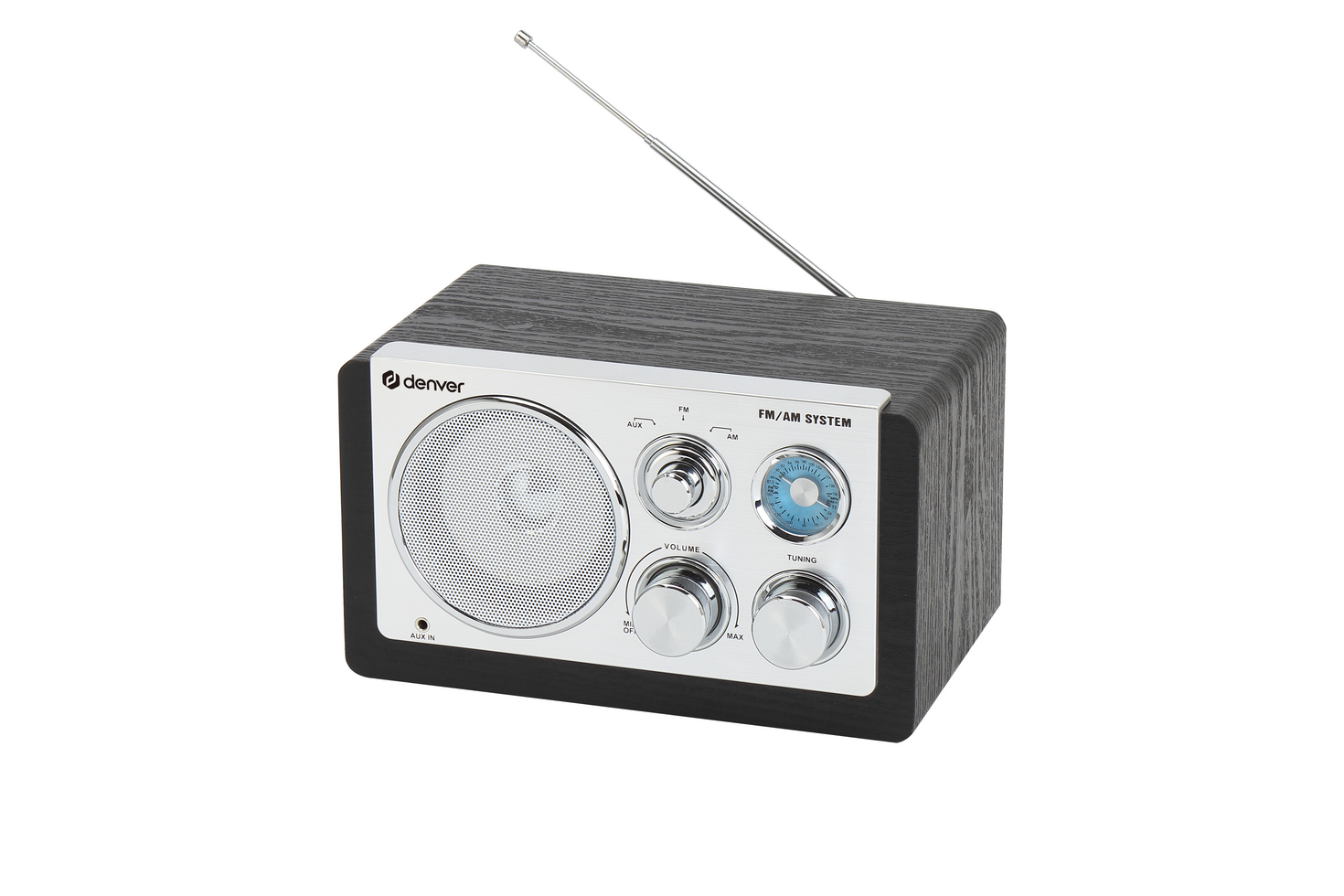 Denver TR-63B FM Radio Musta