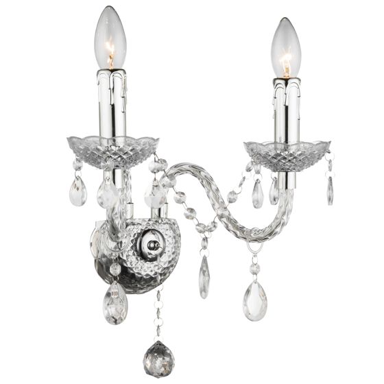 TOOLIGHT seinävalaisin EBT017-2W läpinäkyvä, 18X40X36CM