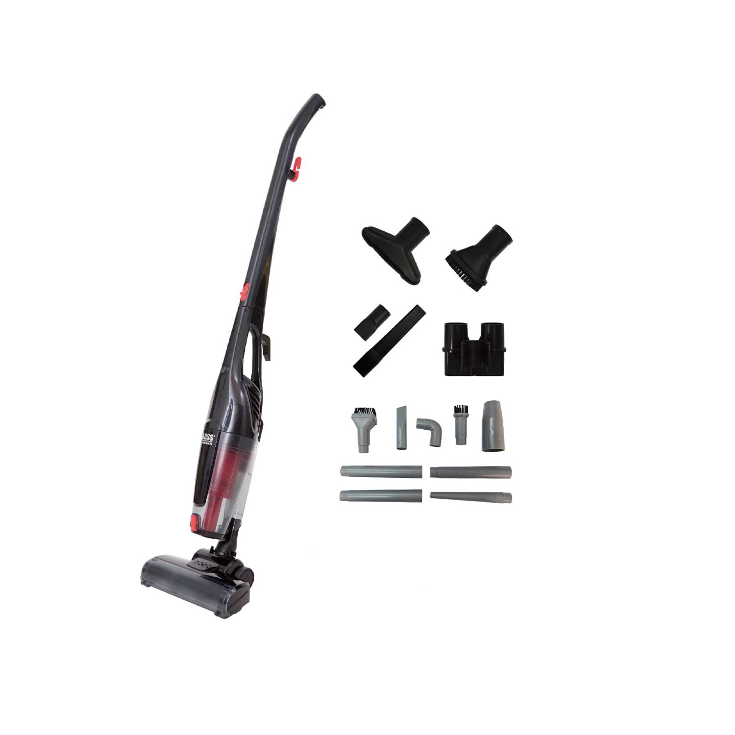 900 W pölypussiton pystyimuri turboharjalla