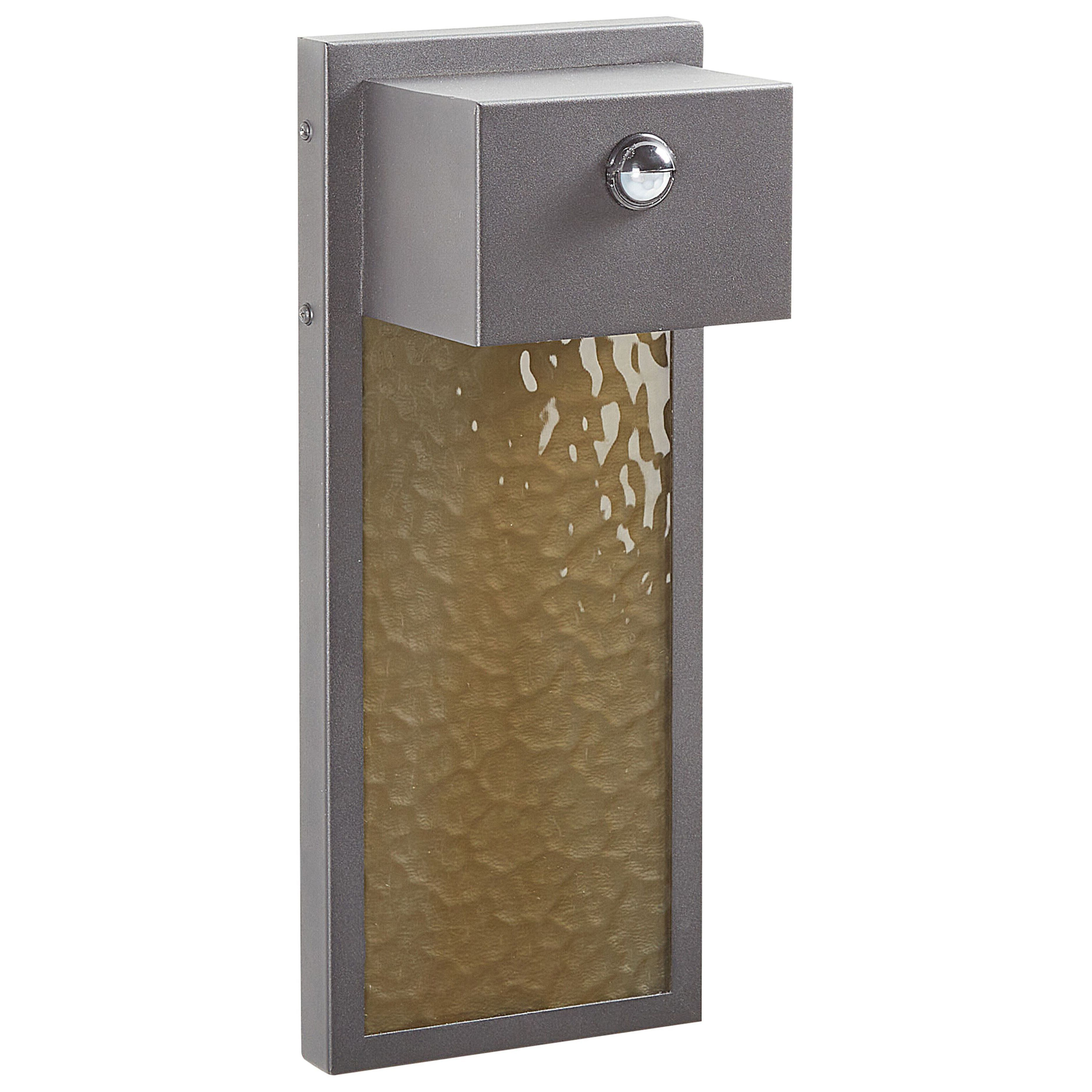 LED-ulkoseinävalaisin CARRON liiketunnistimella Harmaa