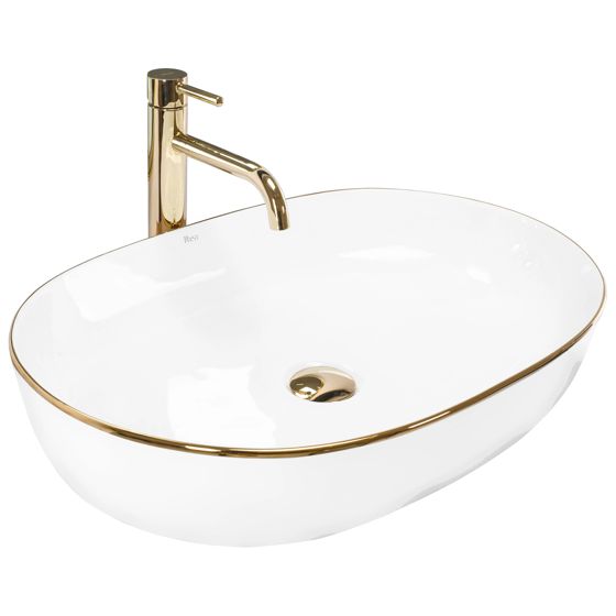 REA Malja-allas CLEO 61 kulta edge, 60,5X41X14CM