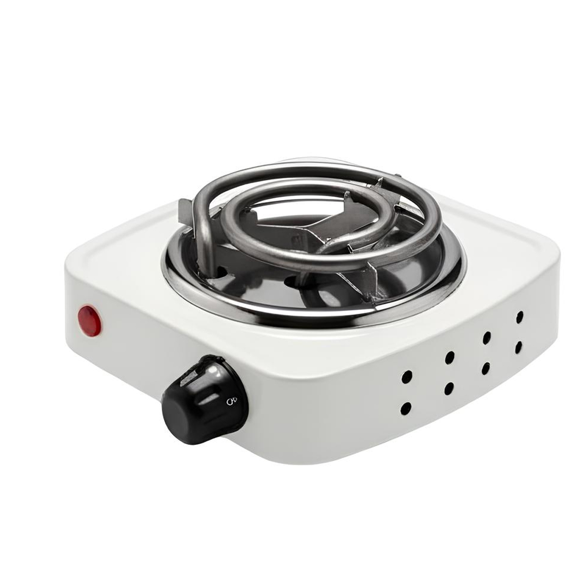 Kannettava 500 W:n sähköhella, 14 cm:n kompakti keittolevy