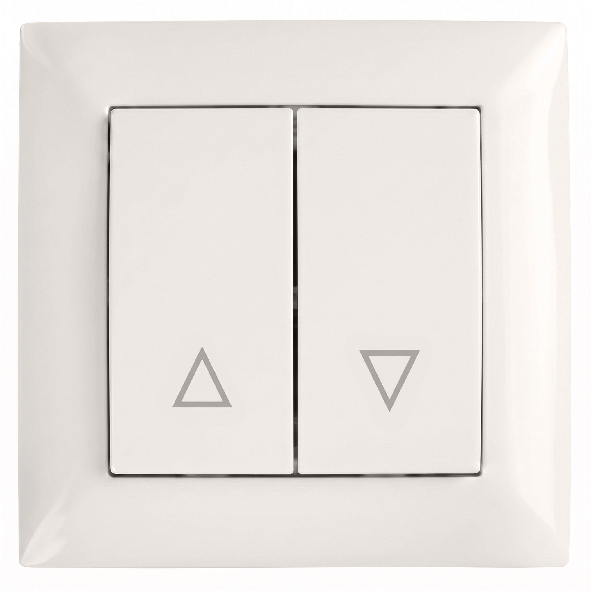 Toolight Joheisinkytkin OSTE JNH009-W + kehys Beige 4x8, 4x8, 4cm