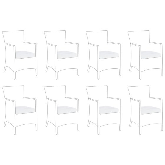 Ulkotyynyjen päällissetti ITALY Luonnonvalkoinen