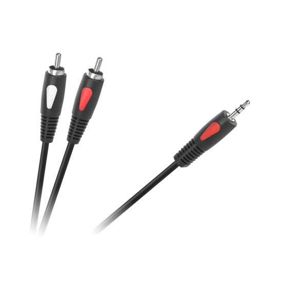 Äänikaapeli, minijack, cinch, 1,8 m, Jack 3,5 mm - 2 RCA, Cabletech Eco-Line