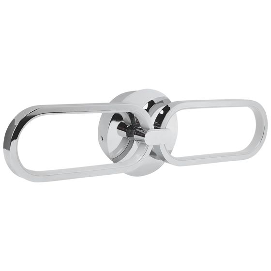 LED-seinävalaisin KRANG metalli Hopea