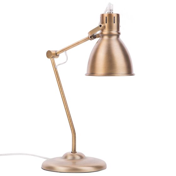 Työpöydän valaisin MONSAN säädettävä metalli Messinki