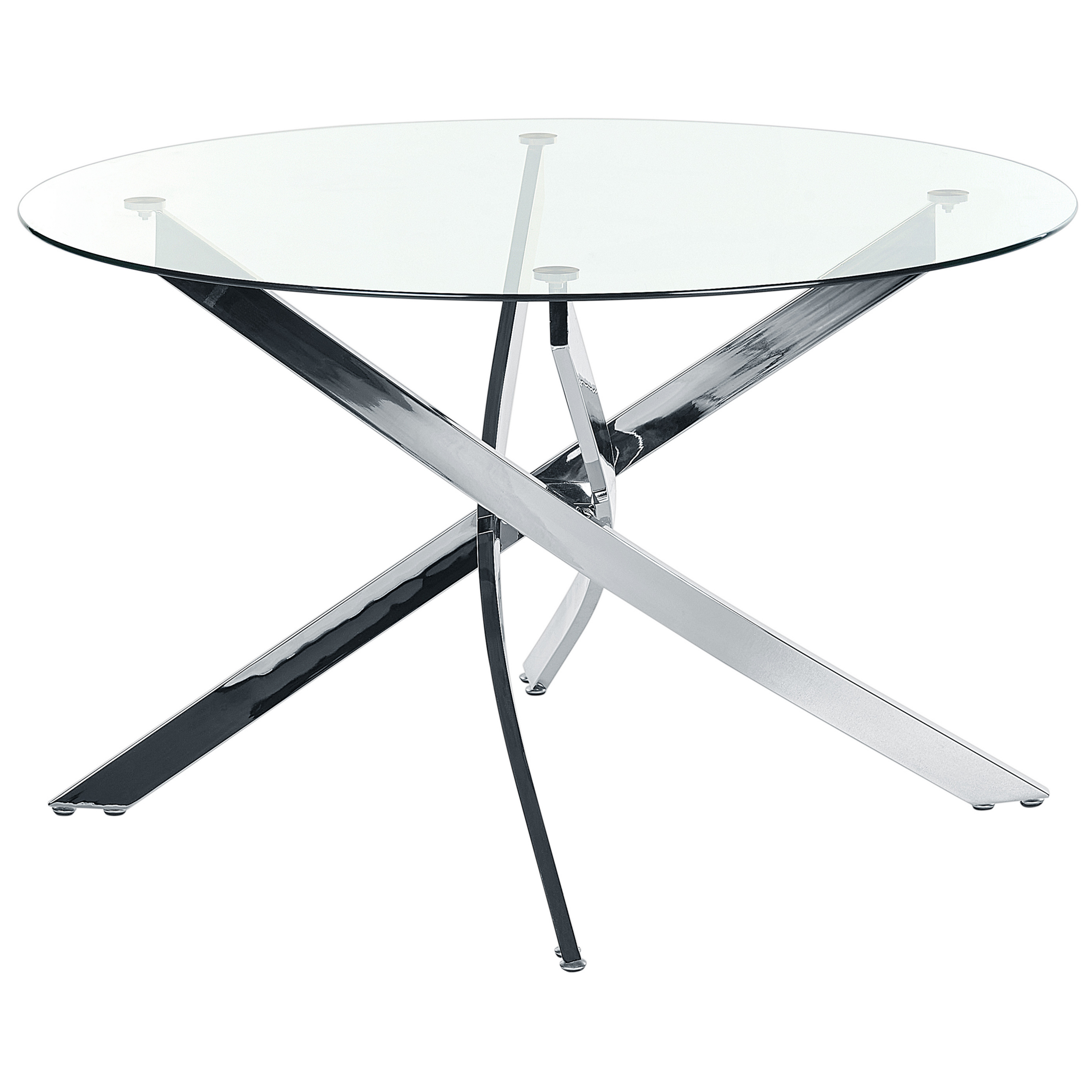 Ruokapöytä MARAMO Hopea 120 cm 120 cm Karkaistu lasi