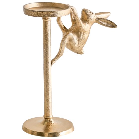 Kynttilänjalka KOSOR metalli 25 cm Kulta