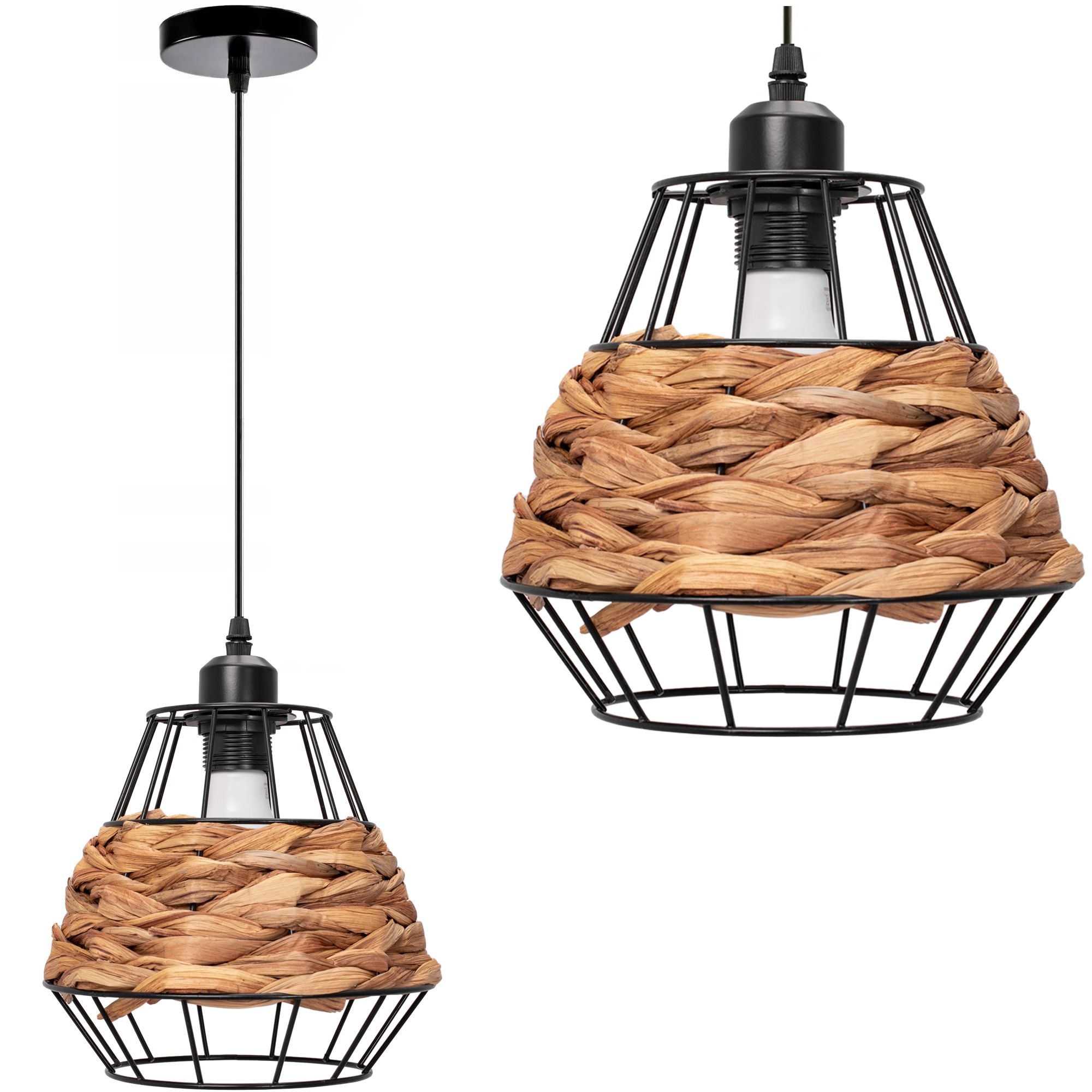 TOOLIGHT riippuvalaisin APP989-1CP Musta, 20x22, 5x85cm