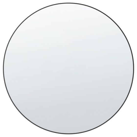 Seinäpeili ANNEMASSE 80 cm 80 cm Metalli Musta