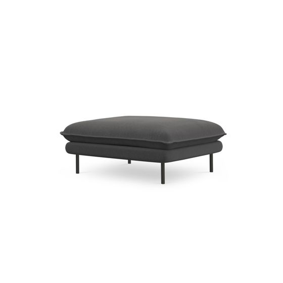 Sohvapöytä POZZA II 106 cm 106 cm Terrazzo-kuvio Musta