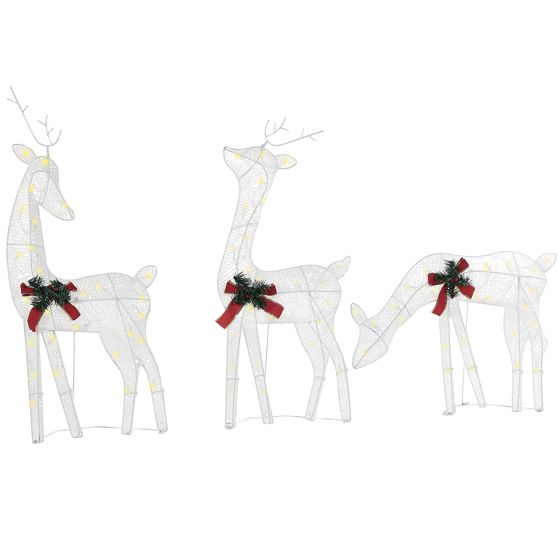 Ulkokoriste LED-valo ANGELI Poro 92/85/49 cm Valkoinen